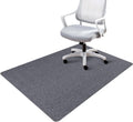 Office Chair Mat for Hardwood Floor 36x48 in - Anti Slip Light Grey