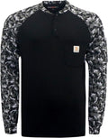 BOCOMAL FR Henley Flame Resistant Work Shirt - Comfortable Protection