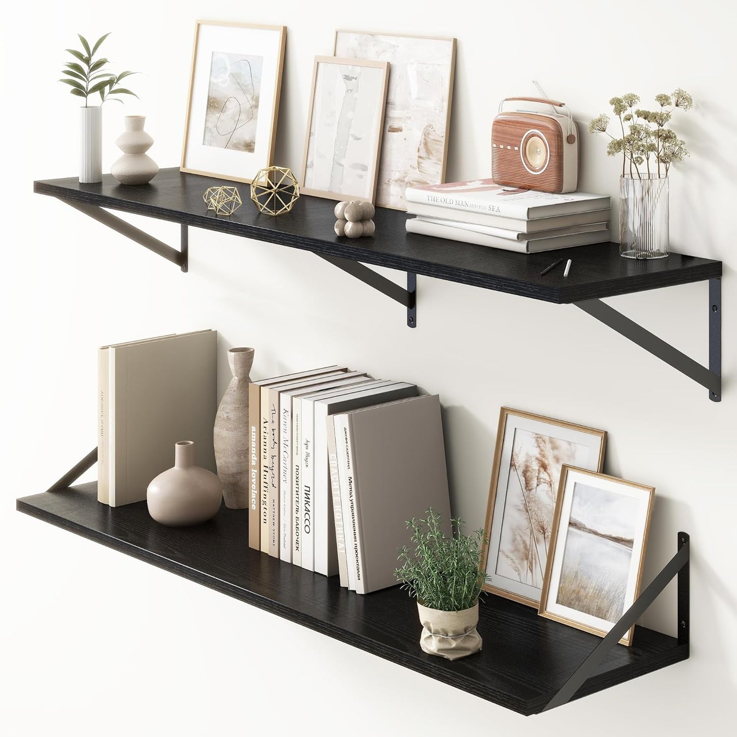 Floating Shelves 48 Inch Long by Fun Memories - Rustic Design