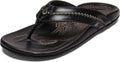 OLUKAI Mea Ola Men's Leather Beach Sandals - Comfort & Craft