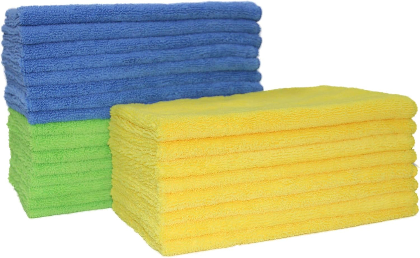 POLYTE Microfiber Towel Set - 18 Pack Bliss!