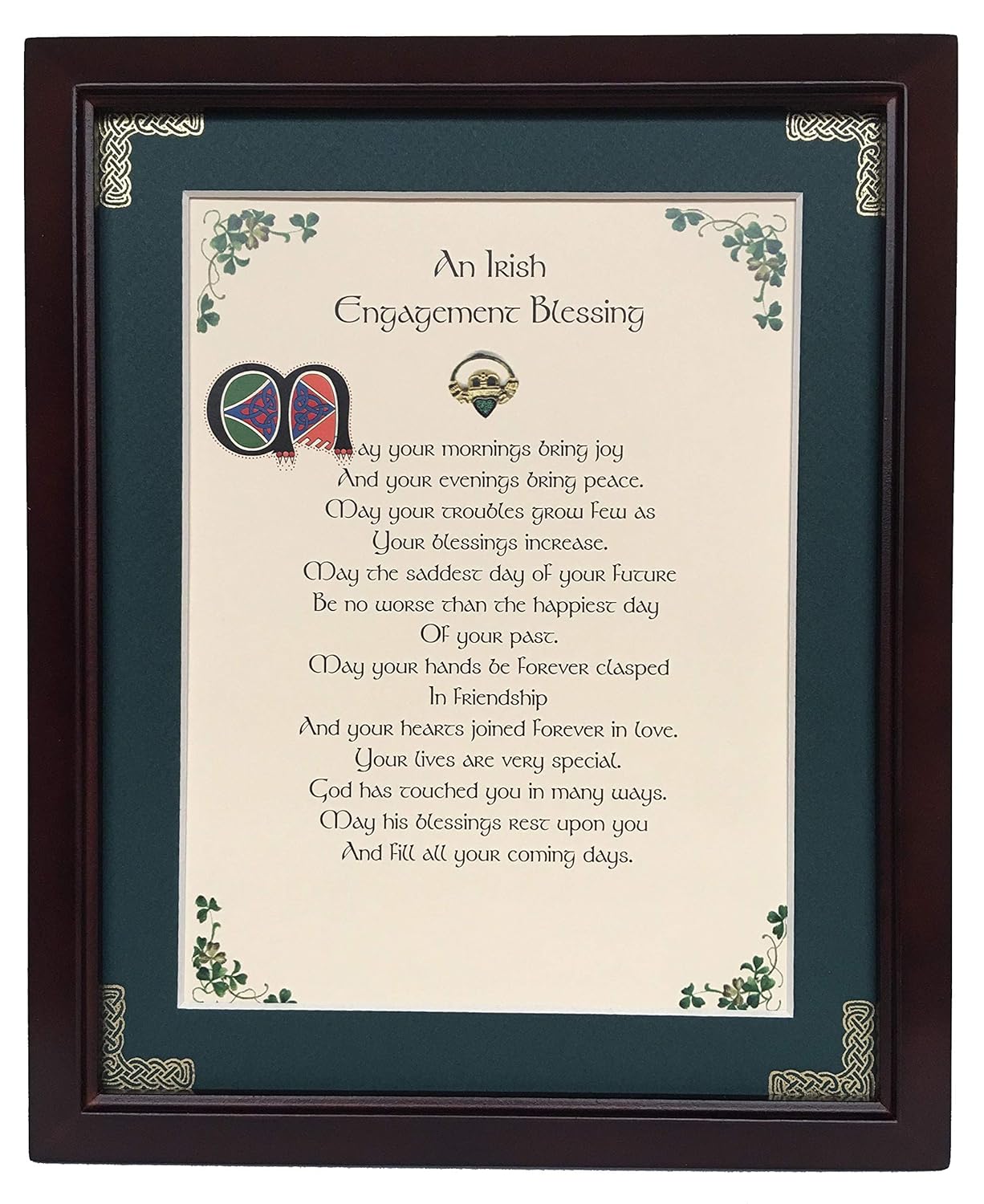 An Irish Engagement Blessing - Personalizable Framed Gift