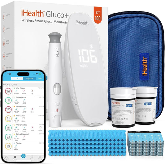 iHealth Gluco+ Smart Diabetes Kit: Wireless Monitoring