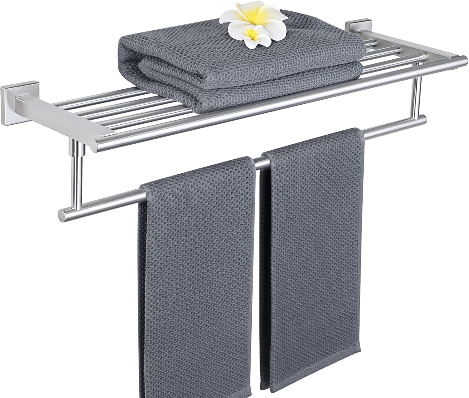 Alise 24 Inch Towel Rack Wall Mounted for Bathroom Storage