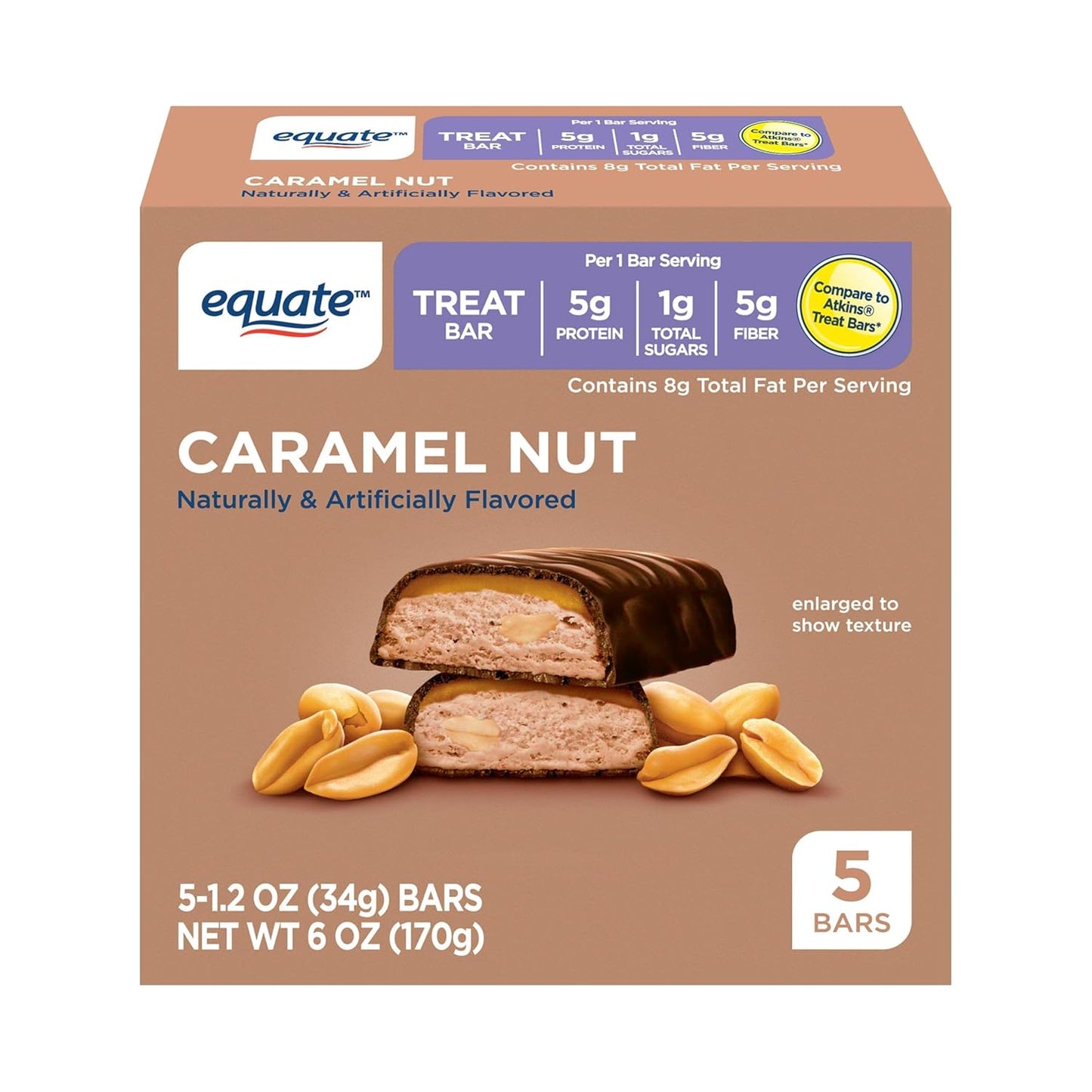 Caramel Nut Treat Bar - 5 Ct Gift Maker