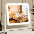 ROLOVE 14x12 LED Vanity Mirror: Smart Touch, 3 Colors, 360 Rotation