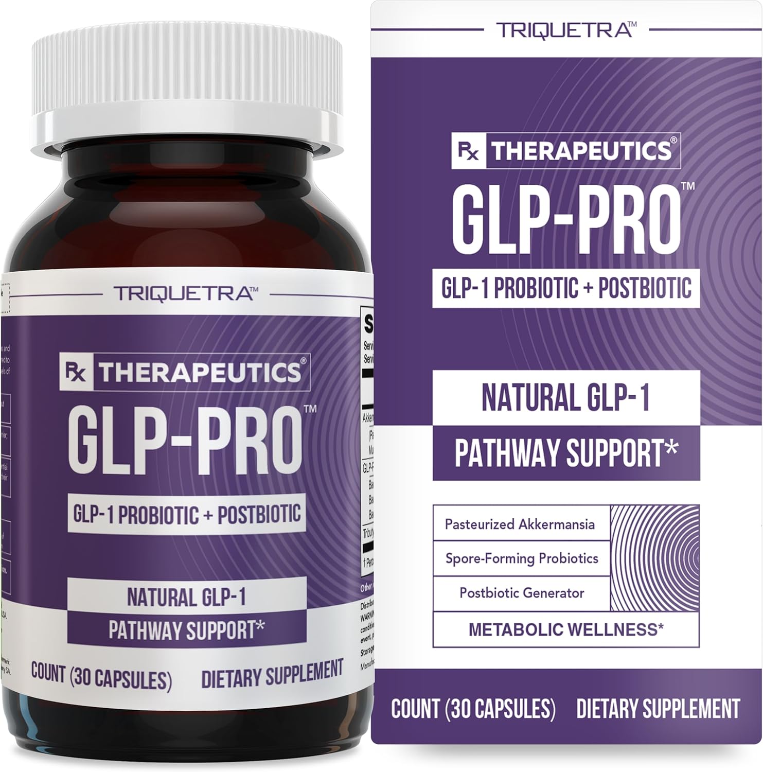 GLP-Pro Probiotic & Postbiotic Blend for Natural GLP-1 Support