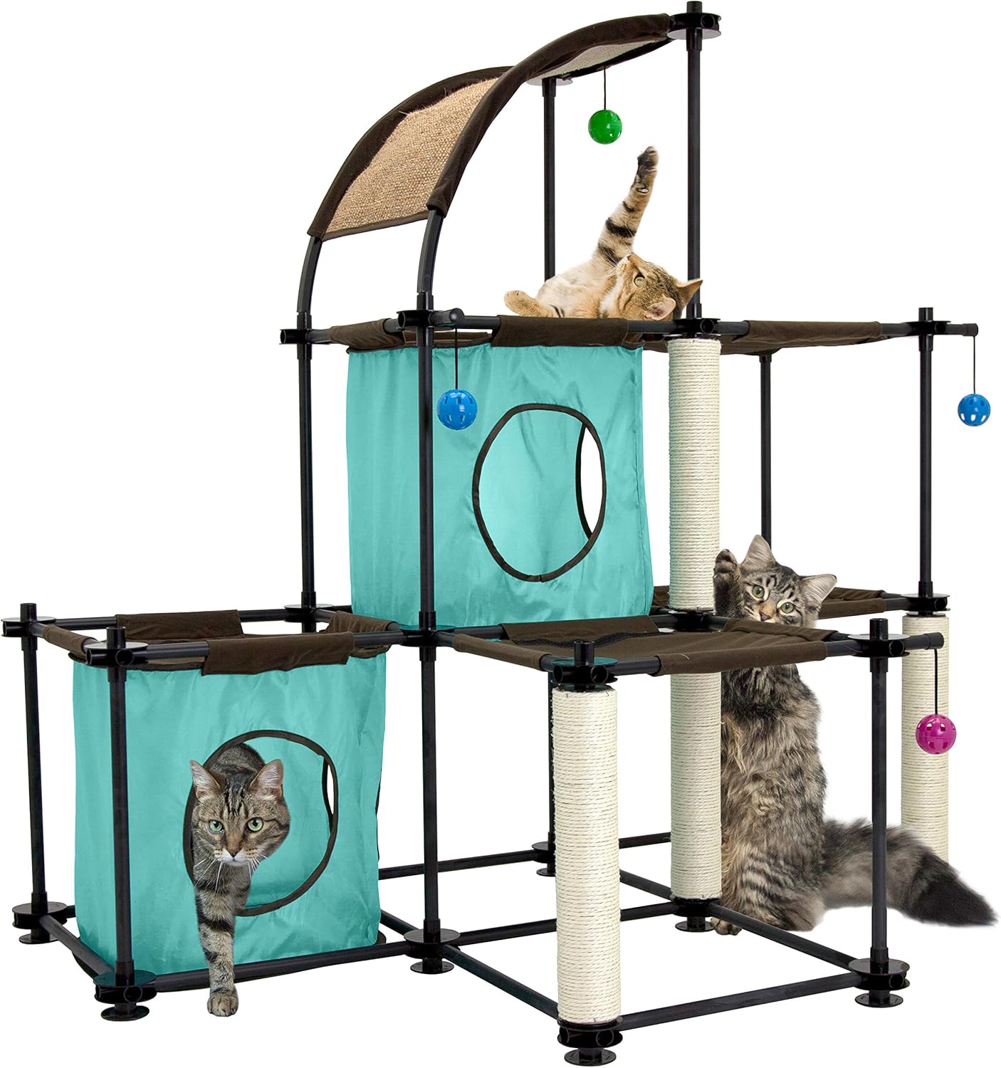 Kitty City Claw Indoor Mega Kit Cat Furniture for Active Cats