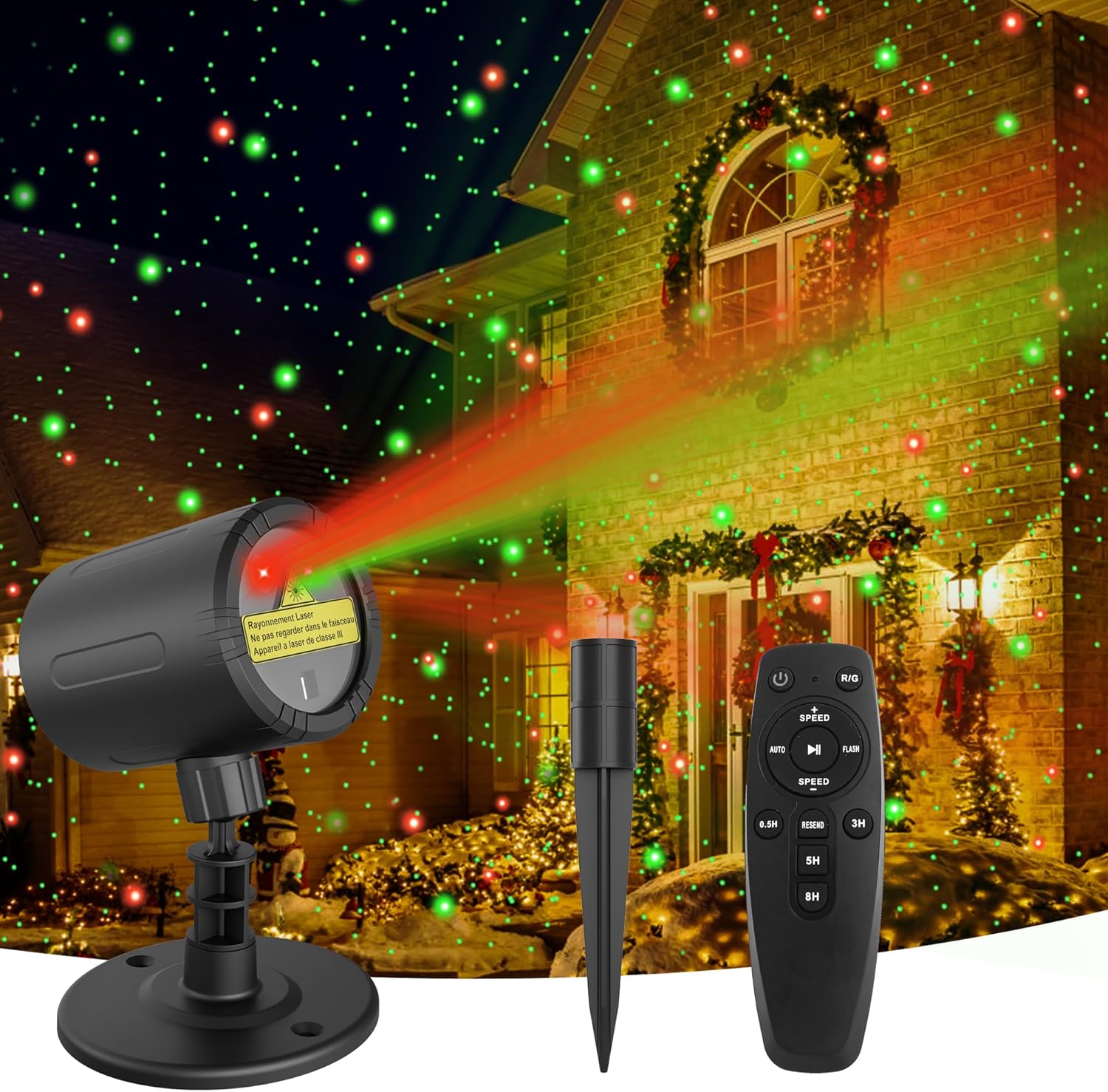 Star Show Christmas Projector Lights - Illuminate Your Holidays!