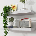 Axeman Floating Shelves 24 in x 8 in - Rustic Solid Wood Floating