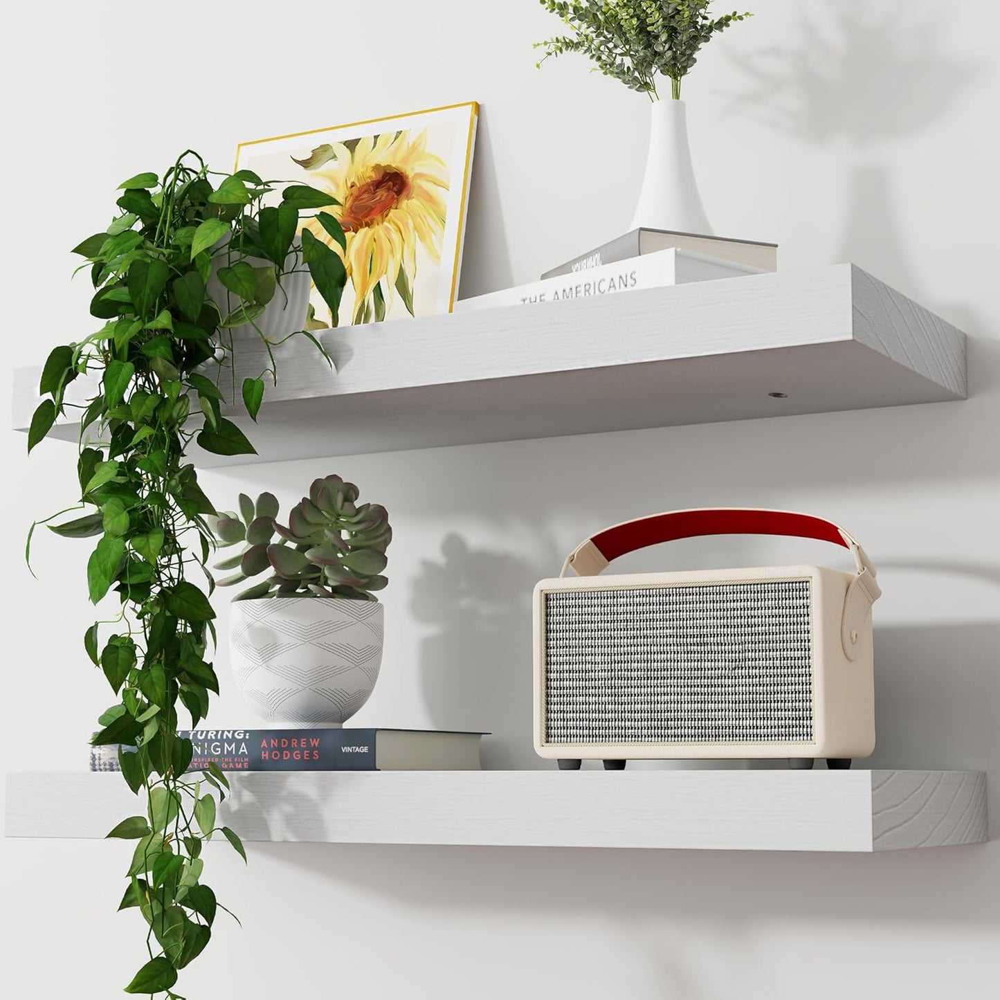 Axeman Floating Shelves for Rustic Storage and Display Needs