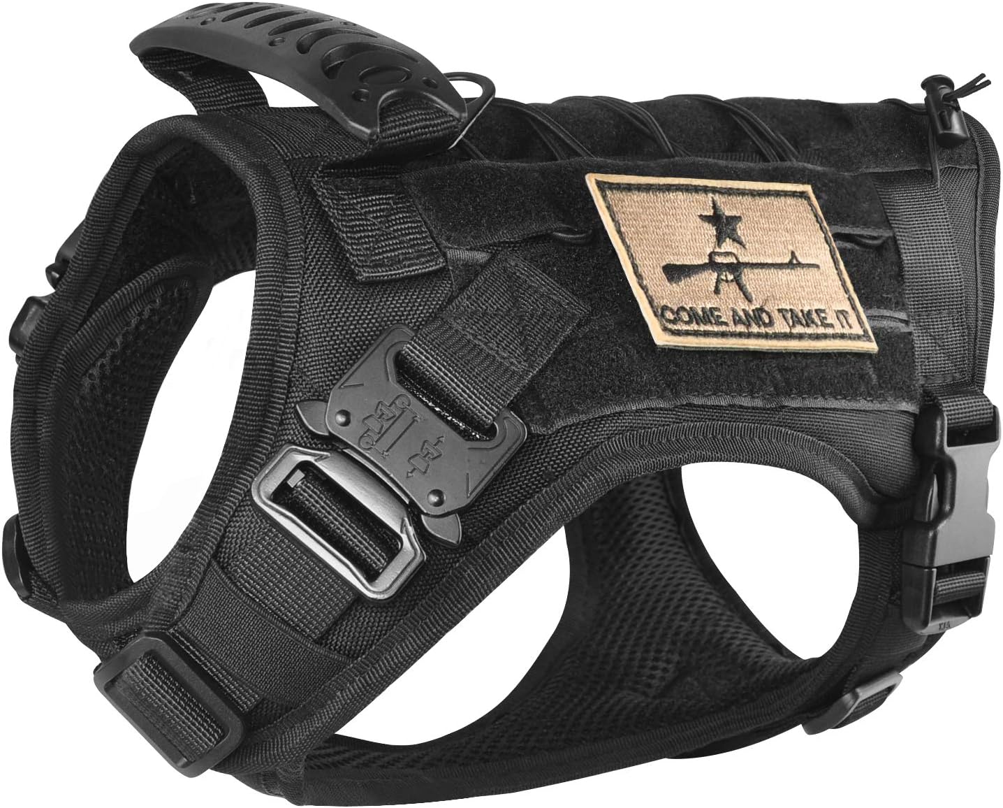 Tactical Service Dog Vest Harness for Outdoor Training Wear