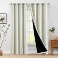 95% Blackout Boho Curtains for Bedroom in Sage Green 84 Inch