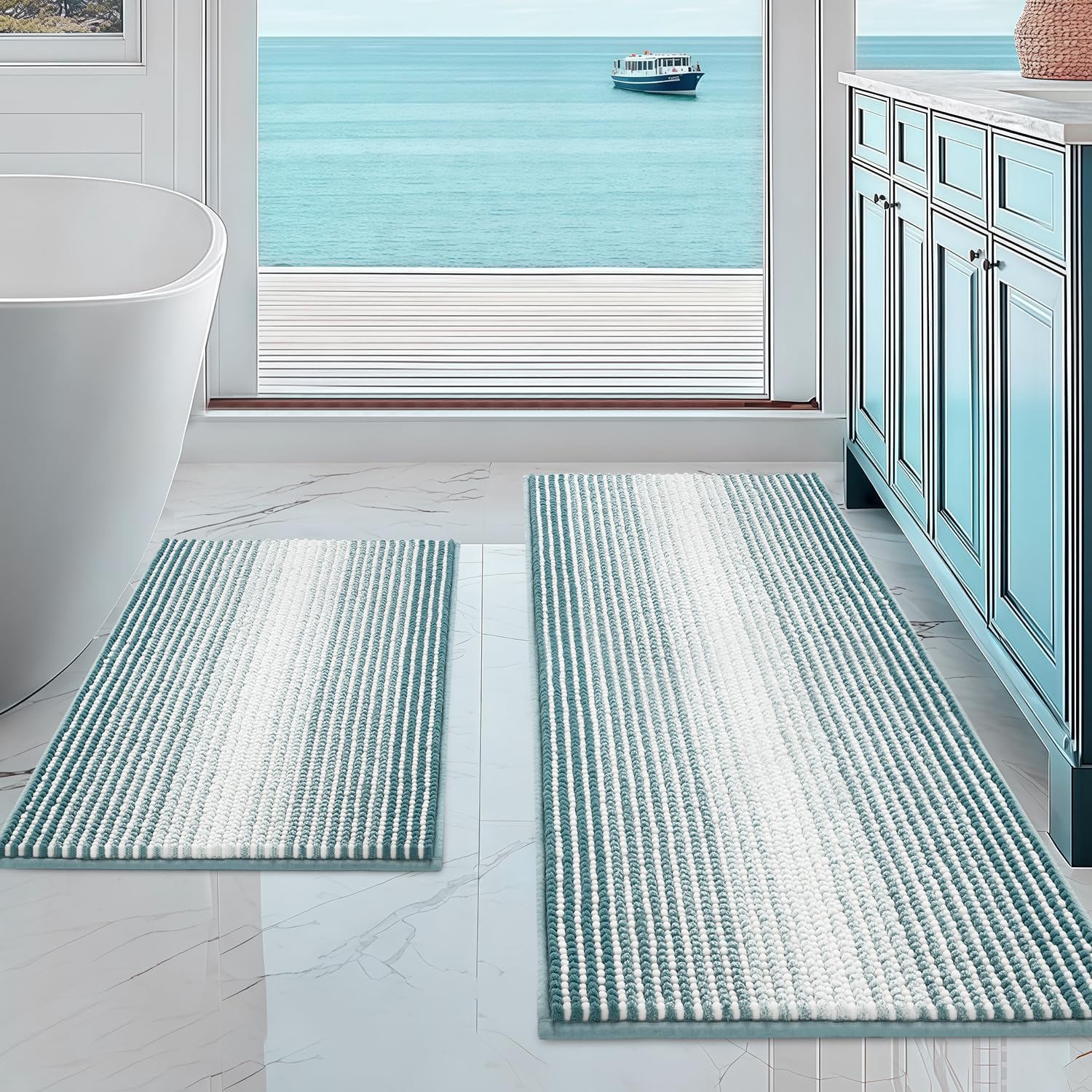 BSICPRO Bathroom Rugs and Mats Sets for Ultimate Comfort