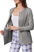 Post Shoulder Surgery Shirt for Women - Long Sleeve Zip Access