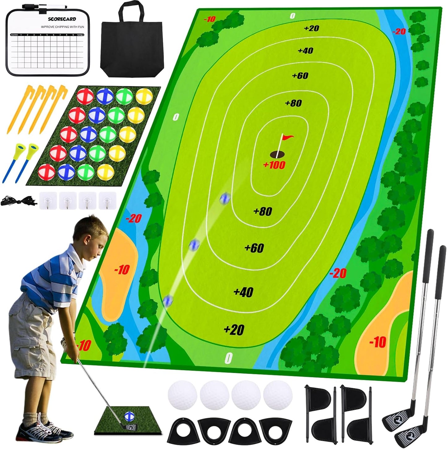 Interactive Golf Chipping Game for Kids