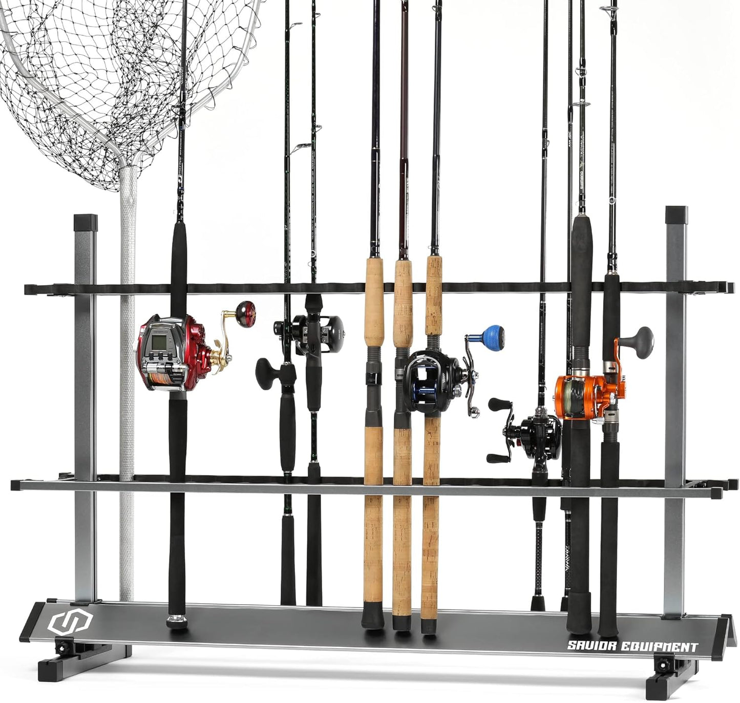 Savior Equipment Fishing Rod Rack Holder for 24-48 Rods