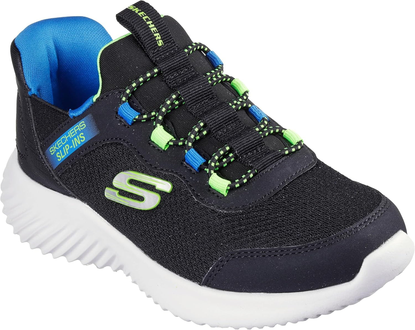 Skechers Boys Bounder - Brisk-Burst: Comfortable Slip-On Sneakers