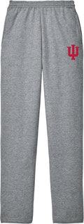 College Fleece Sweatpants Unisex - Official NCAA Hoosiers Gear