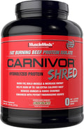 MuscleMeds Carnivor Shred Beef Protein Isolate - Fat Burning Chocolate