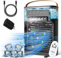 Portable Air Conditioner with Cooling Mist and Remote - Quiet 4-Speed