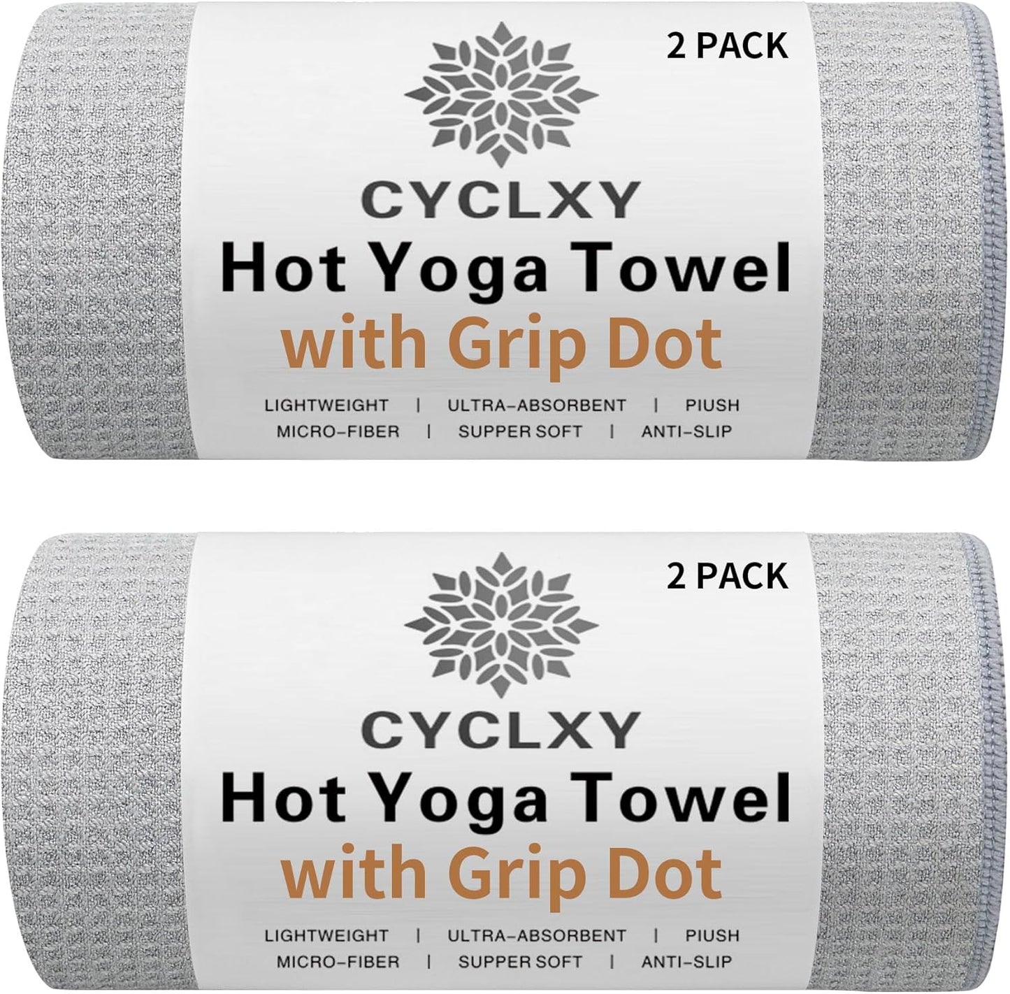 Non-Slip Hot Yoga Towel Duo for Ultimate Grip