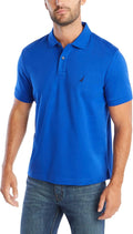 Nautica Men's Classic Fit Solid Polo Shirt - Timeless Wardrobe Staple
