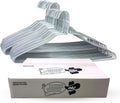 Wire Metal Clothes Hangers 100 Pack - Slim White 18 in Bulk