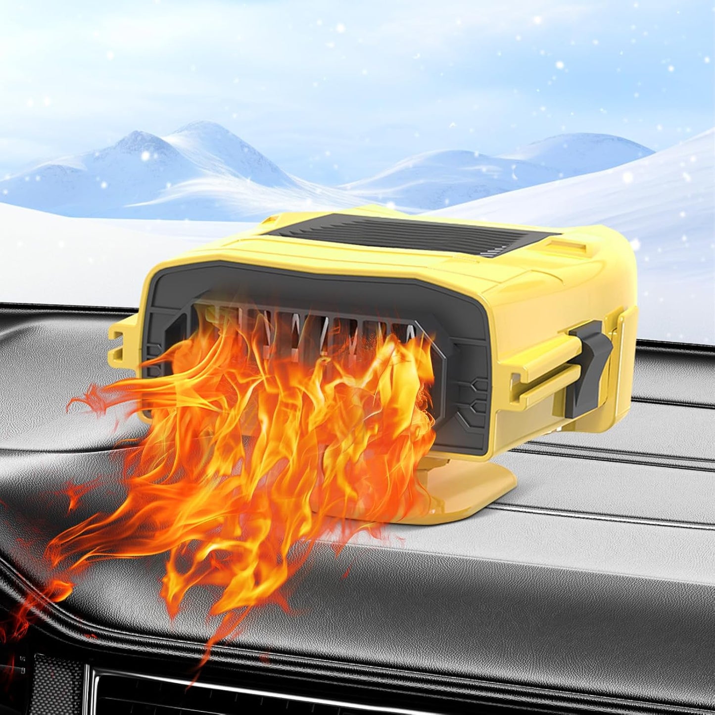 Yioanso 12V Car Heater: Fast Heating/Cooling, Portable