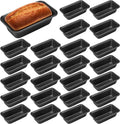 Mini Loaf Pan 24 Pack - Nonstick Mini Bread Tins for Baking