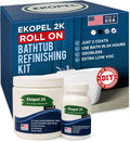 Ekopel Bathtub Touch Up Kit - Odorless Ultra Durable Bright White
