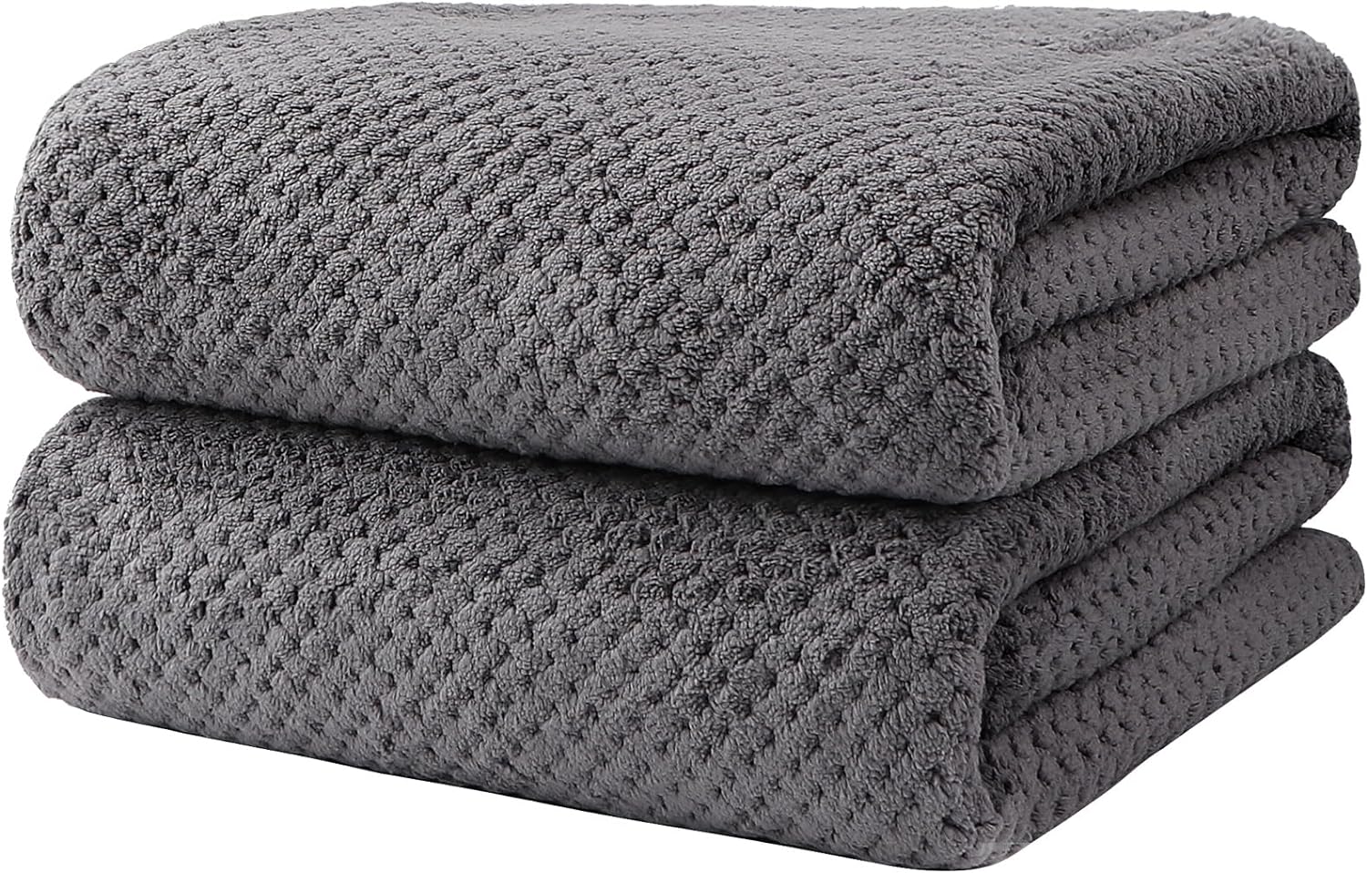 Ultra Soft Absorbent Bath Towels - HOMEXCEL 2 Pack