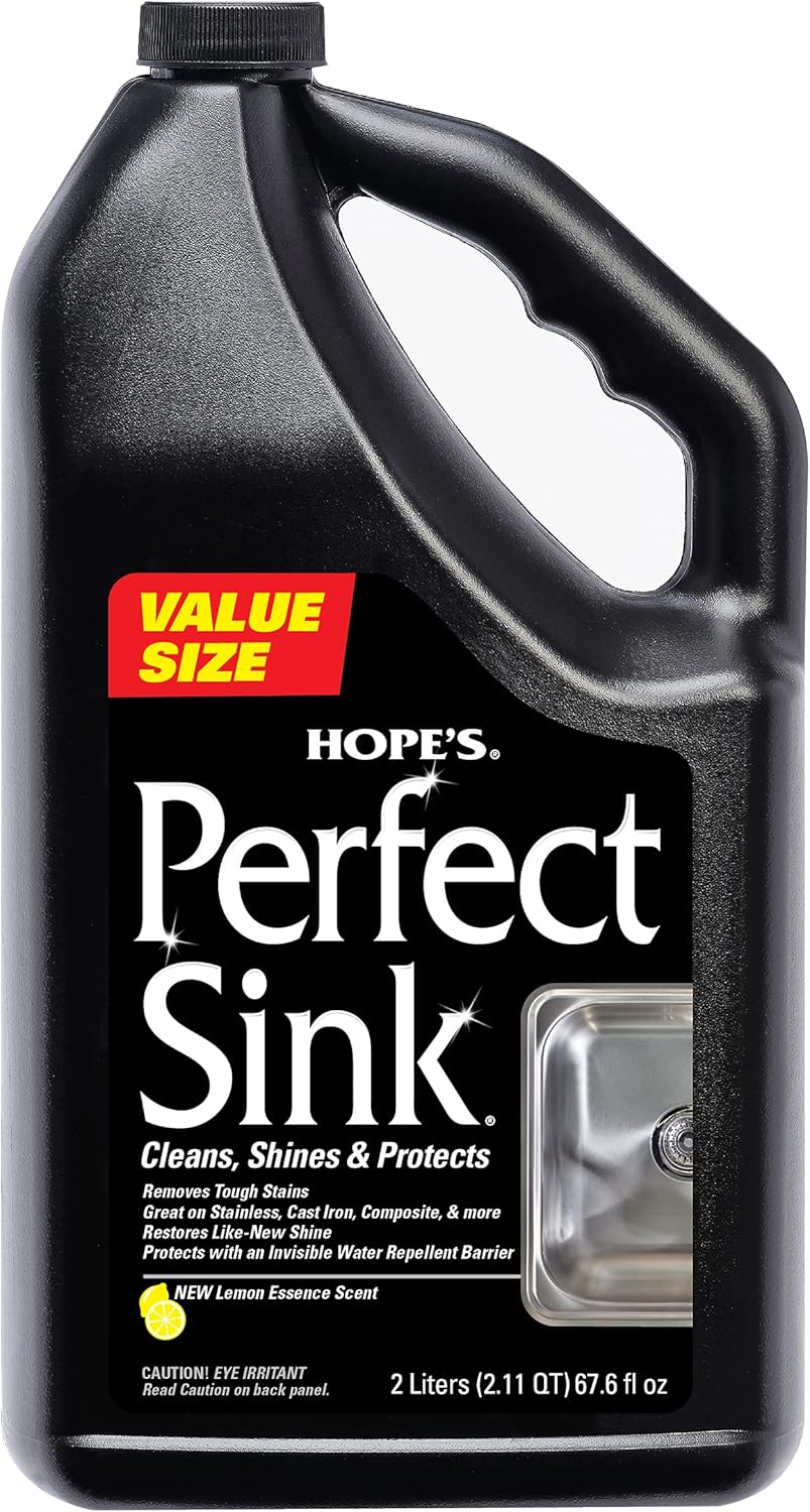 HOPE'S Perfect Sink Cleaner and Polish for All Sink Types