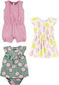 Carter's Simple Joys Baby Girls' 3-Pack - Adorable Summer Styles