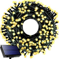 Solar Christmas Lights Outdoor 115 ft 300 LED - Warm White Patio