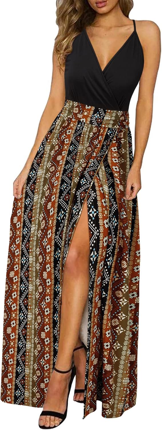 Newshows Women Summer Maxi Dress for Vacation and Beach Fun