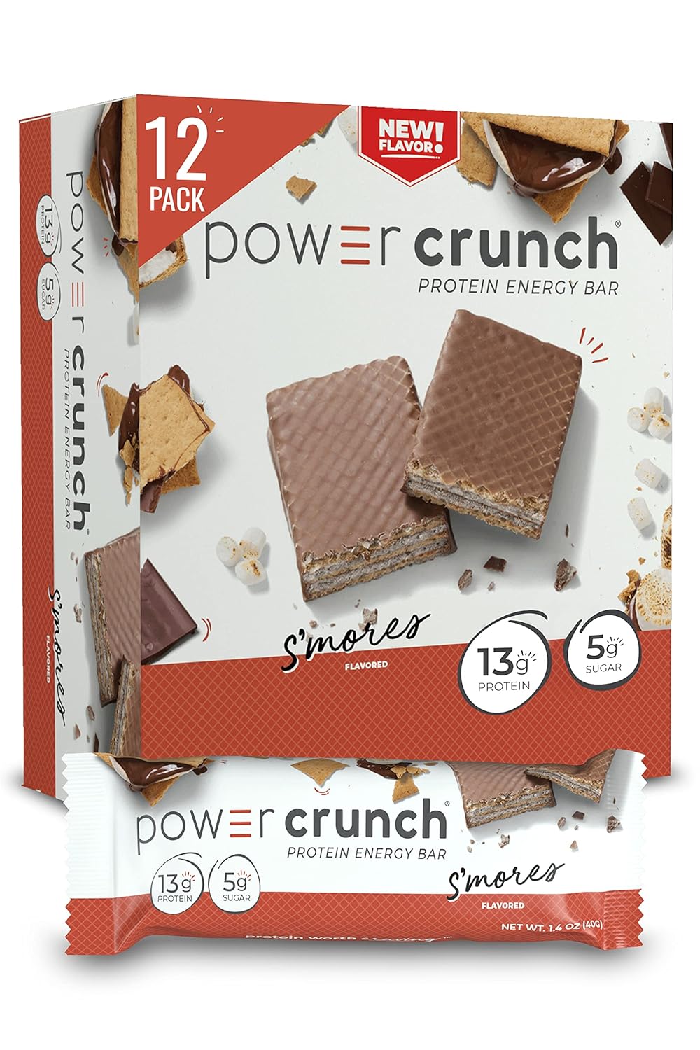 Protein Packed S'Mores Bliss, 12 Wafer Bars
