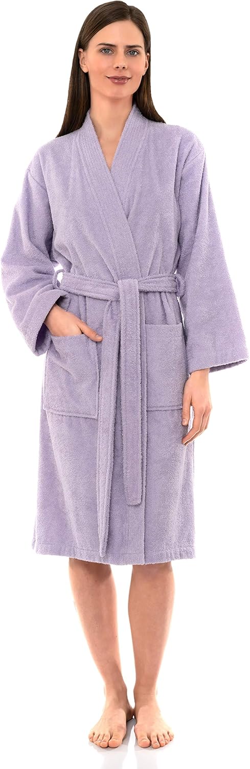 Comfortable Cotton Kimono Bathrobe for Women by TowelSelections