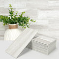 Faux Stone Peel and Stick Subway Backsplash Tile - Easy DIY Upgrade