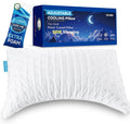 Cooling Side Sleeper Pillow for Adults - Adjustable Shredded Memory