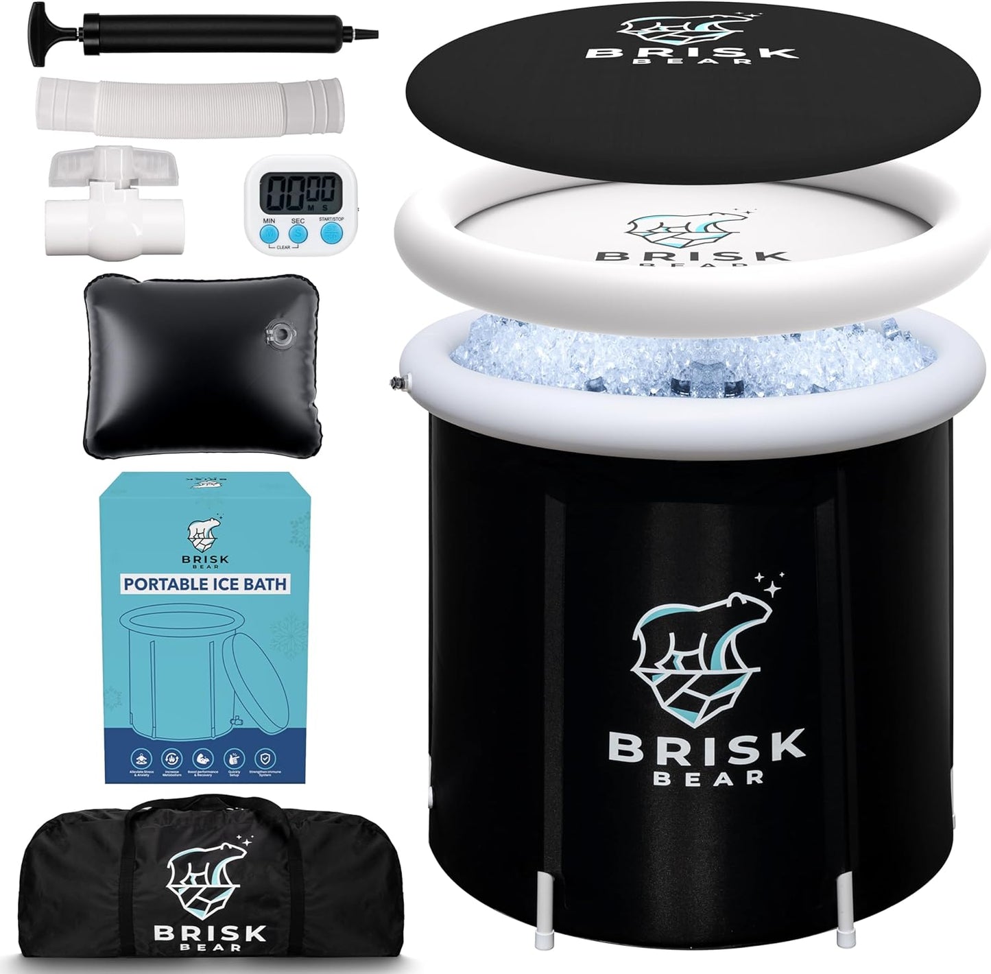 Ice Bath Tub for Athletes - Extra Large Cold Plunge Pool