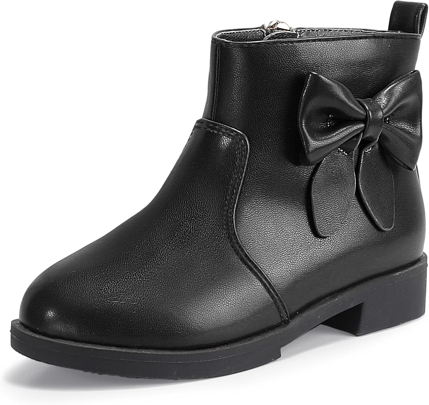 Sofia Sweet Short Ankle Boots for Girls with Bowknot Design