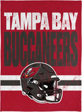 FOCO NFL Soft Plush Throw Blanket, Tampa Bay Buccaneers - Warm Fan
