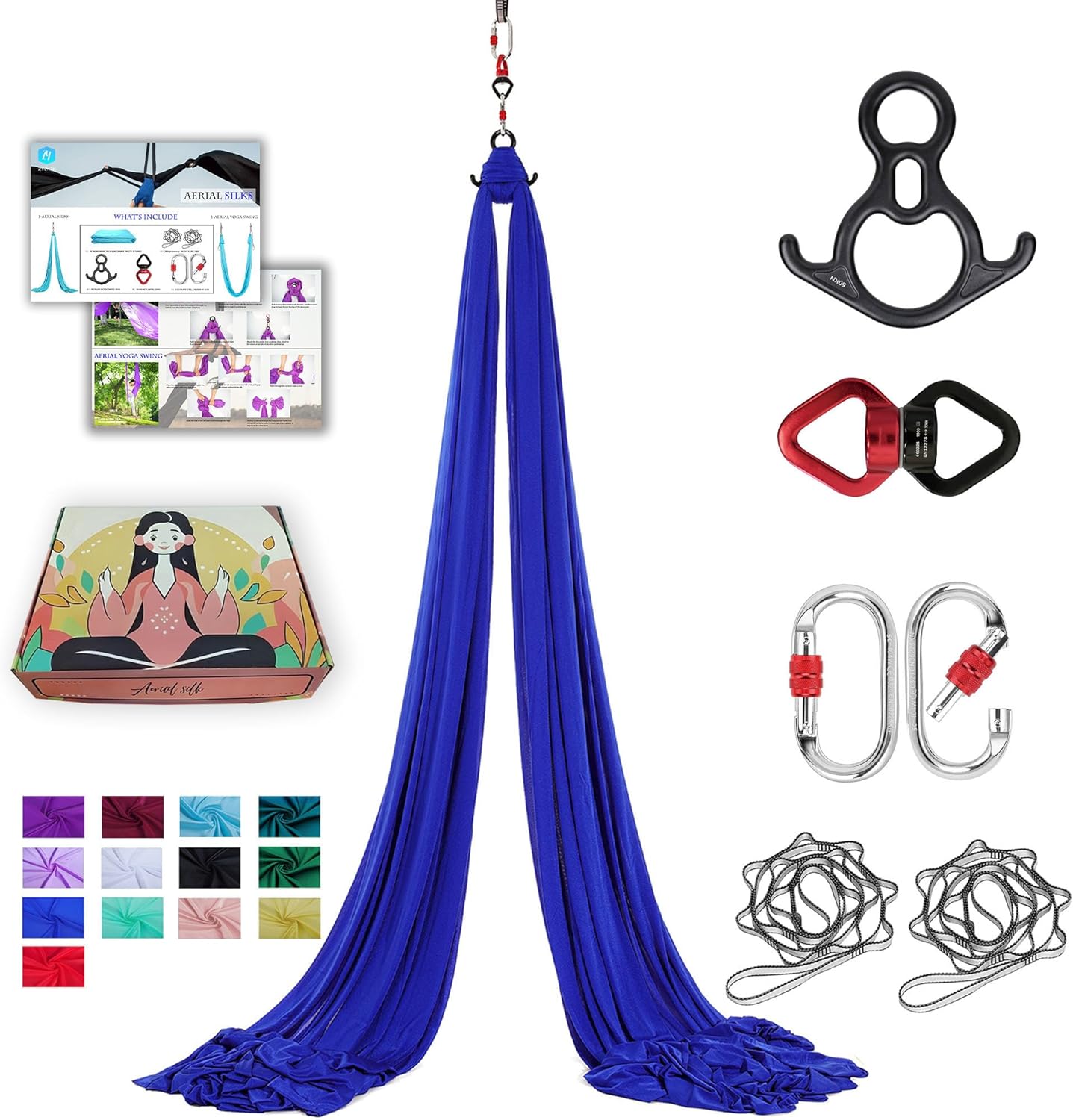 Aerial Silks 11 Yards for Home Aerial Yoga and Gymnastics