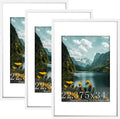 Picrit 22.375x34 Picture Frame 3 Pack - White Poster Frame