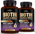 Biotin Collagen Keratin Hyaluronic Acid 180 Count - Hair & Nails