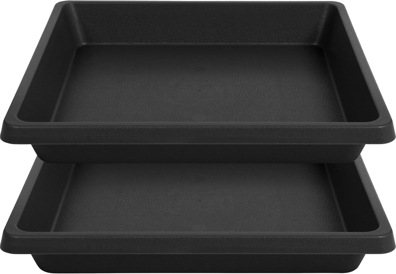20 Inch Square Plant Saucer 2 Pack for Indoor and Outdoor Use