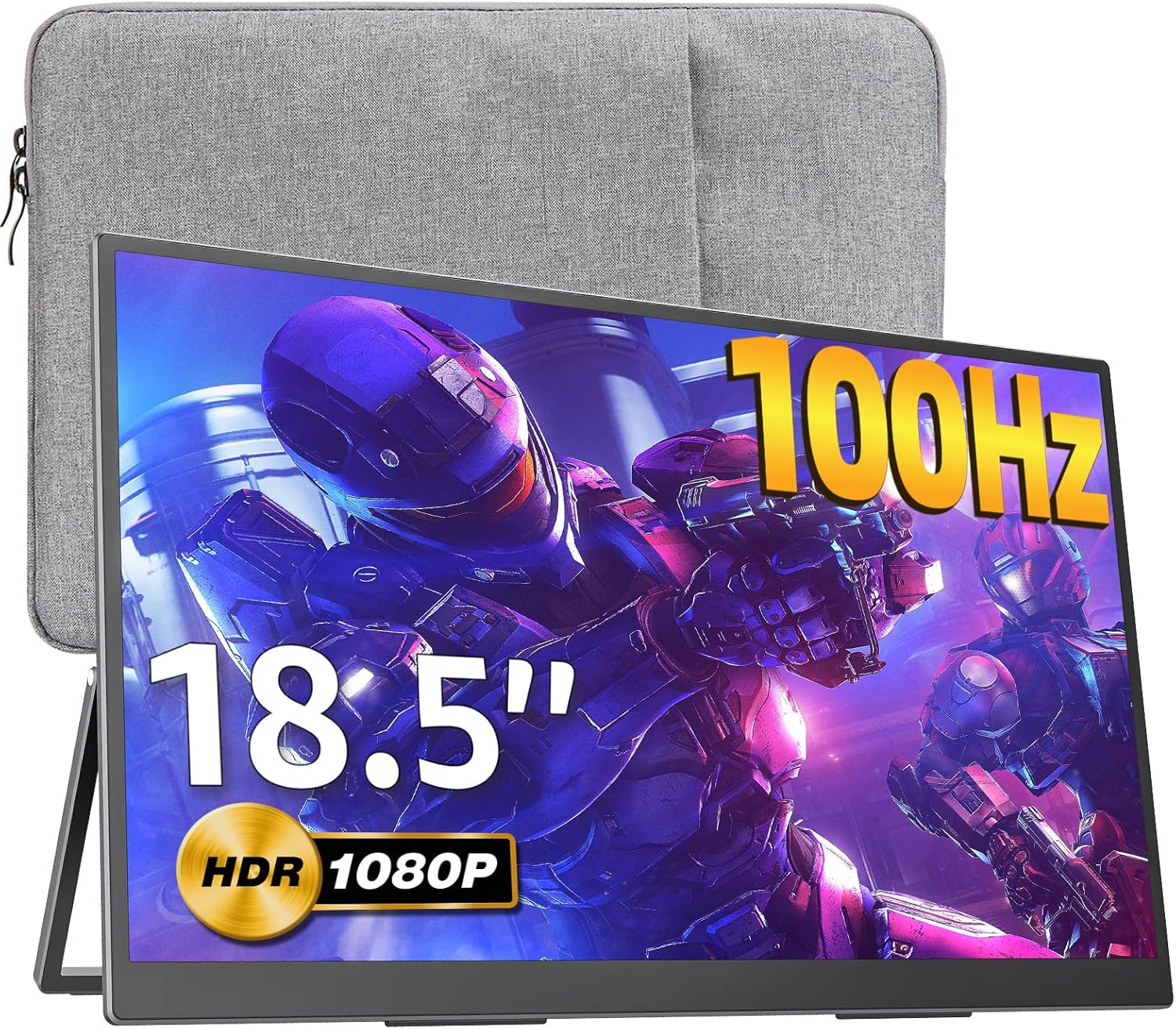 18.5 FHD Portable Monitor - Ultimate Gaming & Work Companion