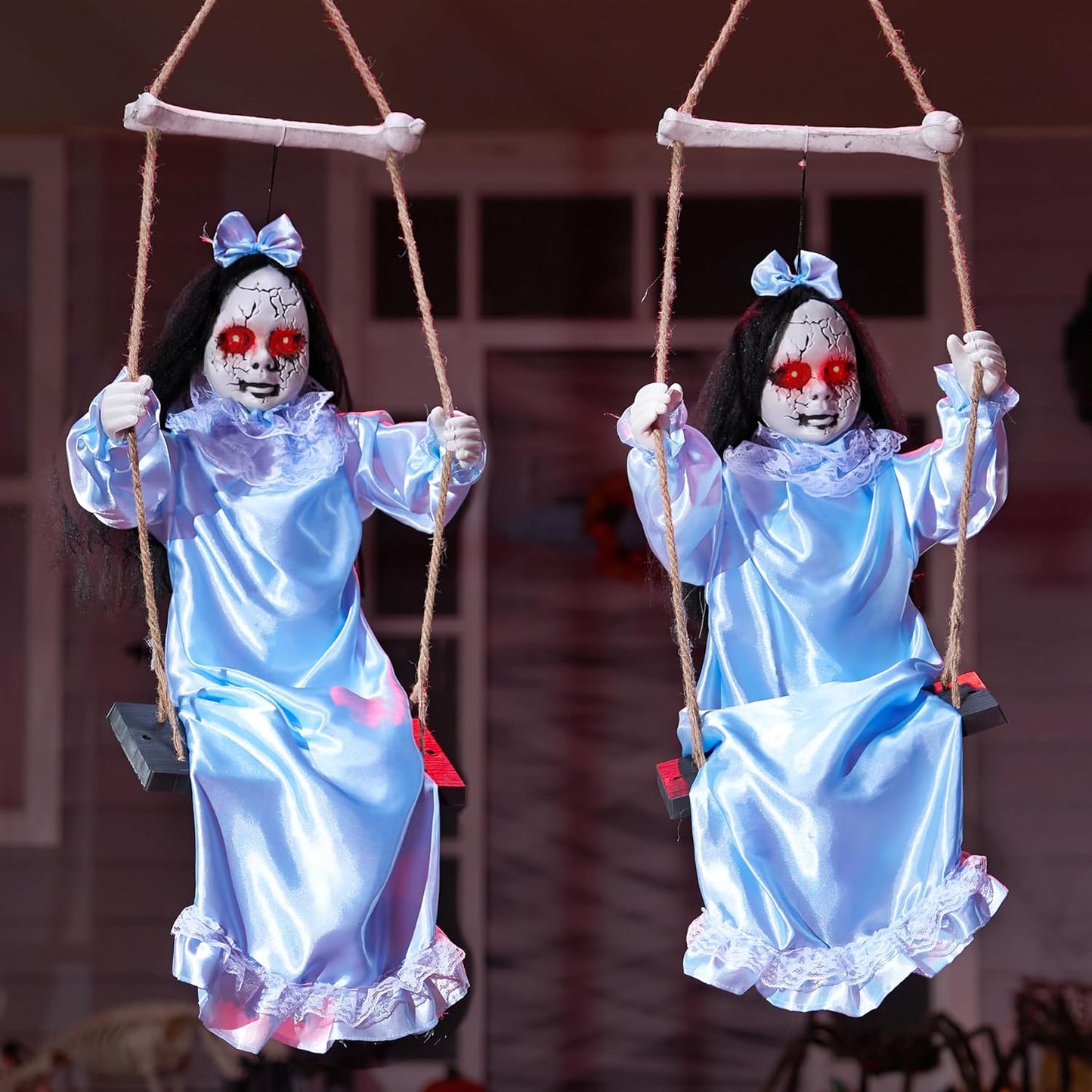 Creepy Hanging Ghosts Halloween Decorations for Spooky Vibes