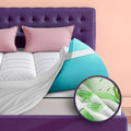 Dual Layer 4 in Memory Foam Mattress Topper King - Cooling Pressure